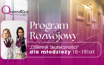 Program rozwojowy dla młodzieży: “Dziennik Skuteczności” w&nbsp;Qmedica Psychoterapia